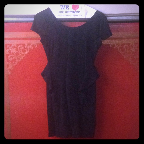 Dresses & Skirts - LBD with side ruffles